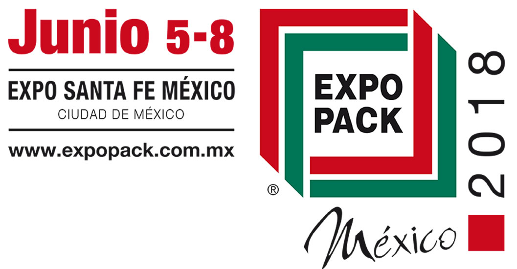 EXPO PACK México 2018, en Expo Santa Fe Ciudad de México del 5 al 8 de junio.