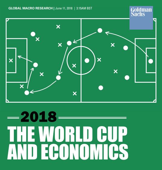 Goldman Sachs publica el informe The World cup and economics, que predice con Inteligencia Artificial para la Copa del Mundo Rusia 2018