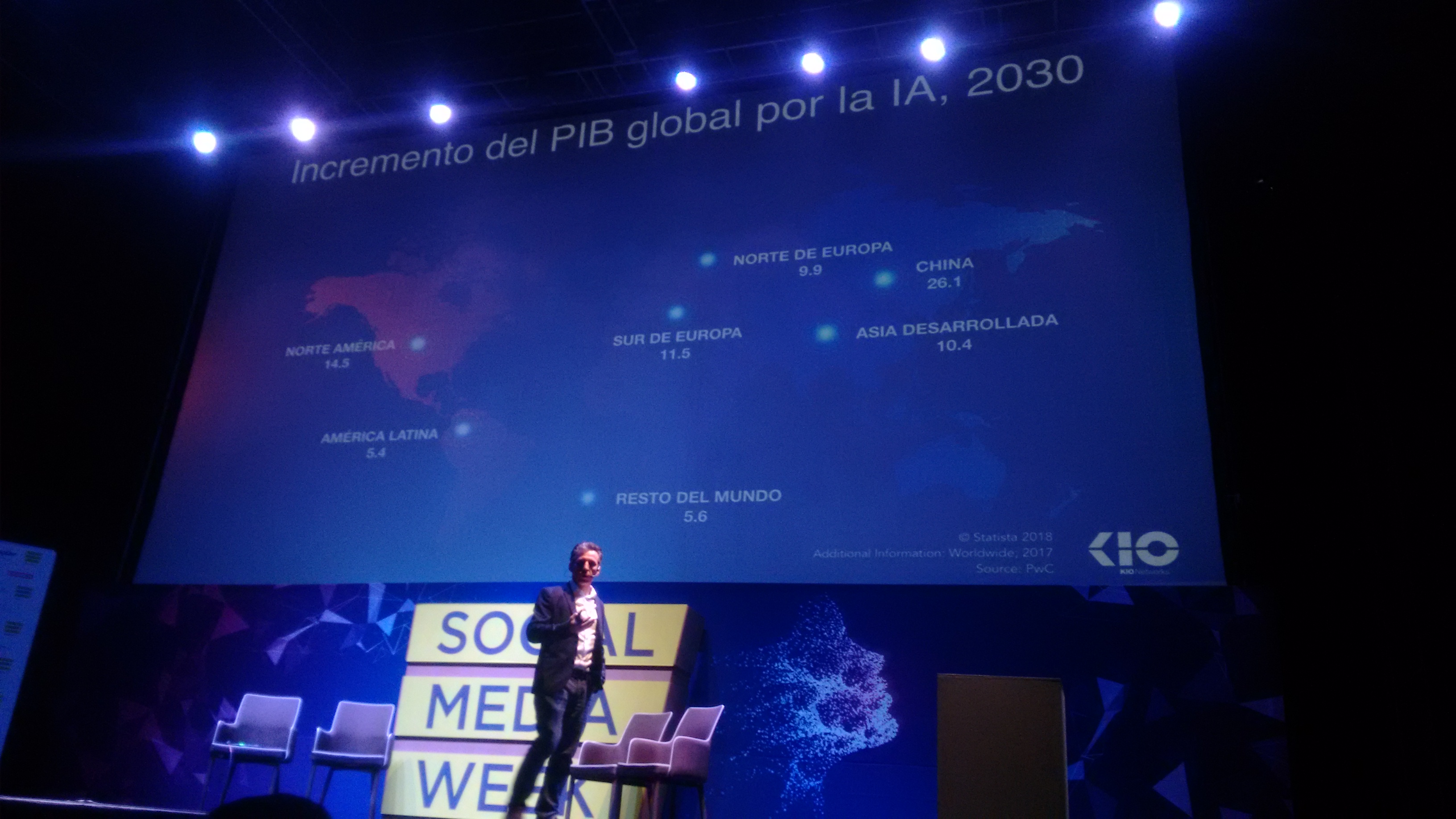 Inteligencia Artificial, la siguiente frontera digital fue el tema que expuso Bernardo González de KIO Networks