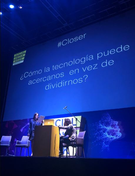 Paula Cutuli fundadora de SMWMéxico presenta la cuarta edición de este foro anual teniendo como tema principal #Closer