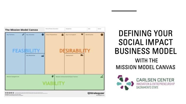 Defining Your Social Impact Business Model With The Mission Model ...